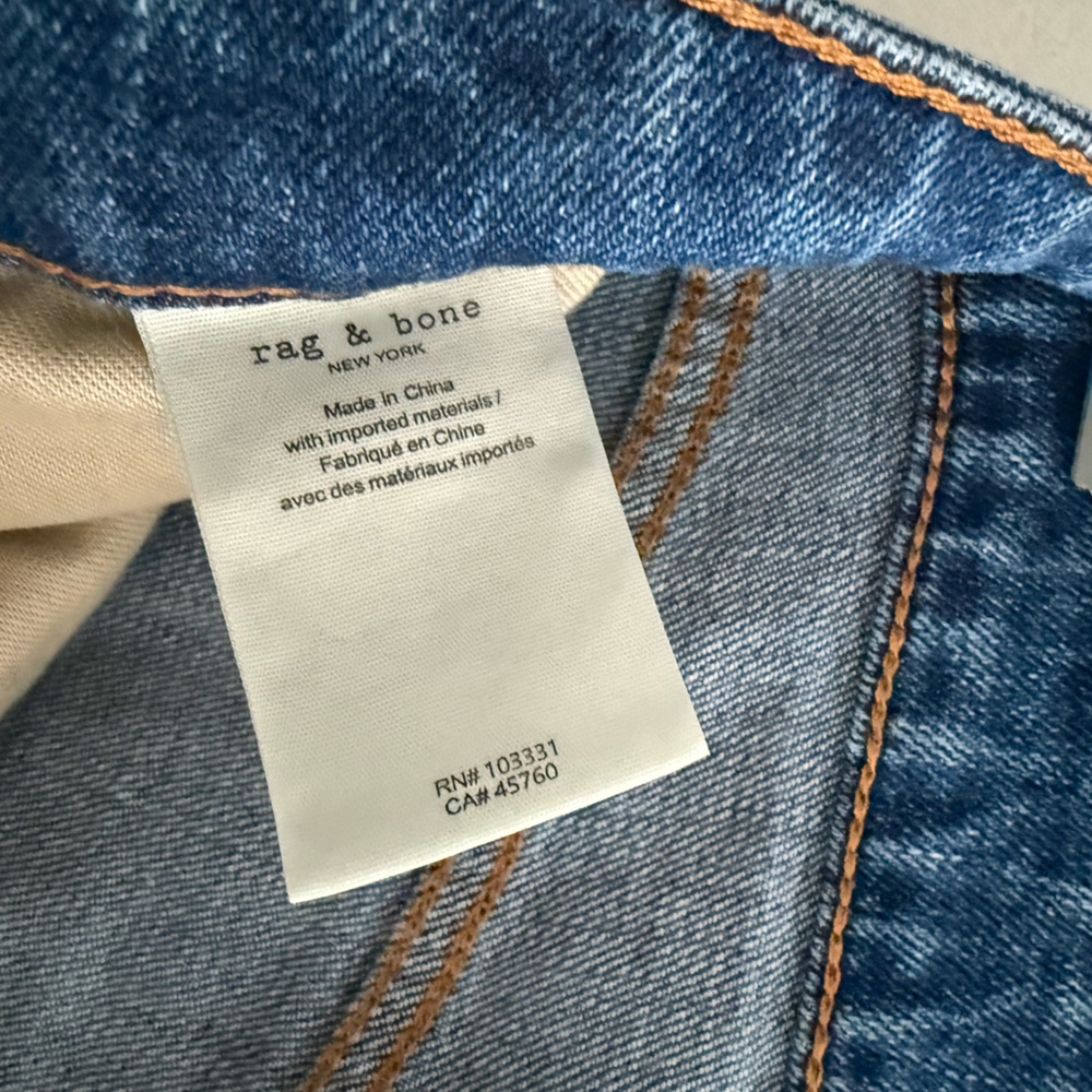 Rag & Bone Nina High Waist Ankle Cigarette Jeans, Size 29 - Picture 15 of 16